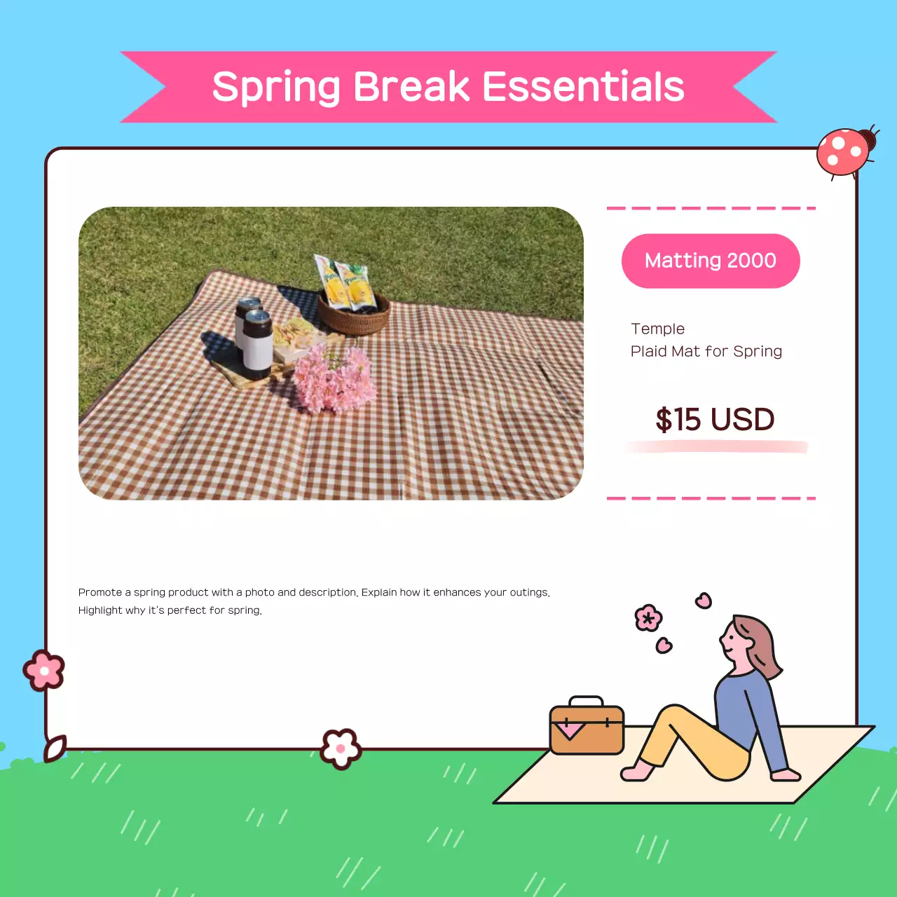 A light blue springtime guide