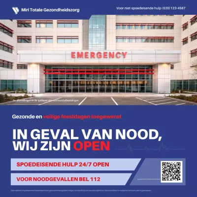 blauwe vetgedrukte noodoproep