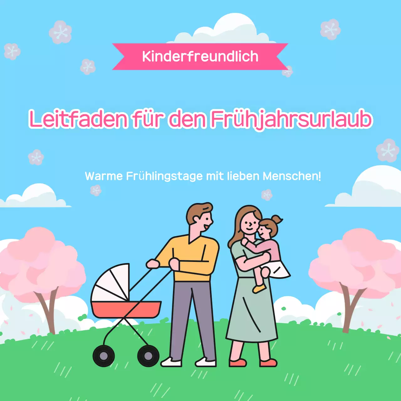 Ein Leitfaden für einen hellblauen Frühlingsausflug