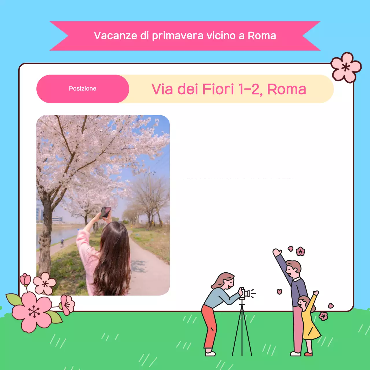 Guida a una fuga di primavera in azzurro