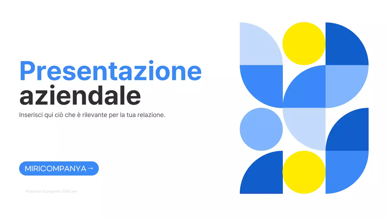 Rapporto aziendale Blue Geometry
