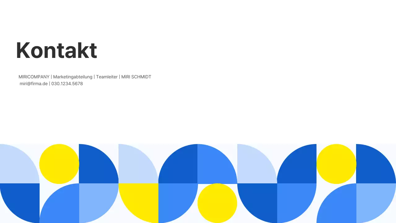 Blue Geometry Geschäftsbericht