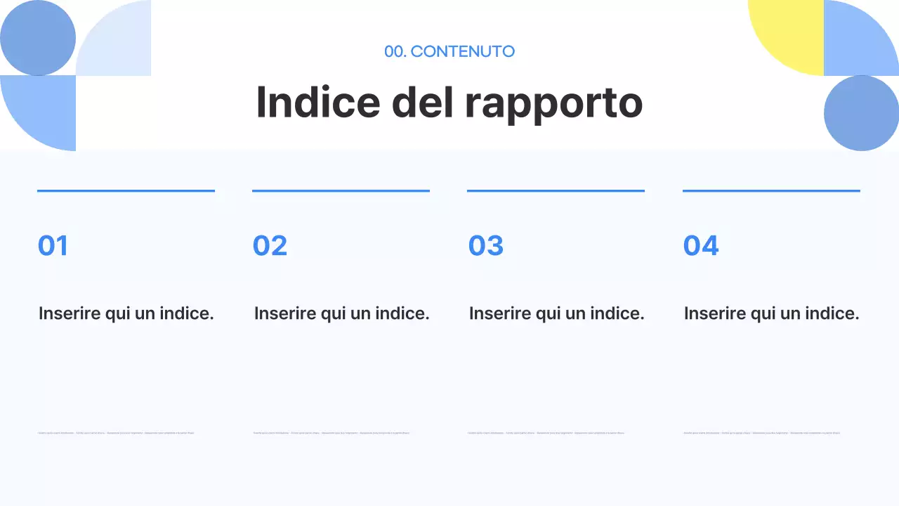 Rapporto aziendale Blue Geometry