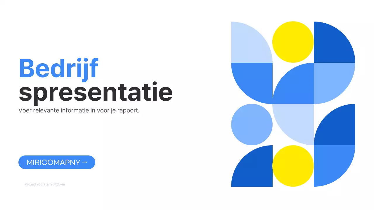 Blue Geometry Bedrijfsrapport