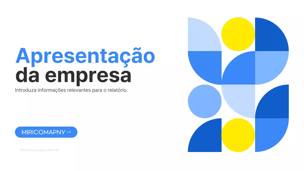 Relatório de atividade da Blue Geometry