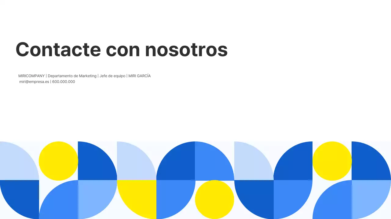 Informe empresarial de Blue Geometry