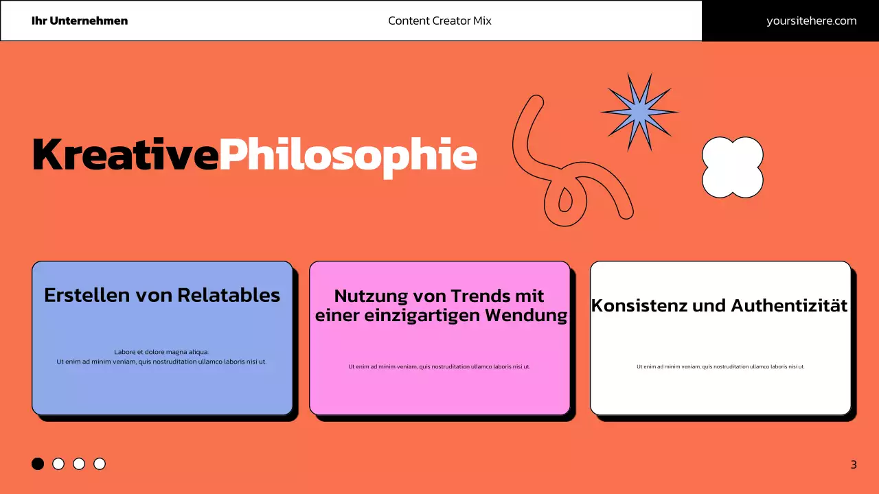 pink bold content promotion