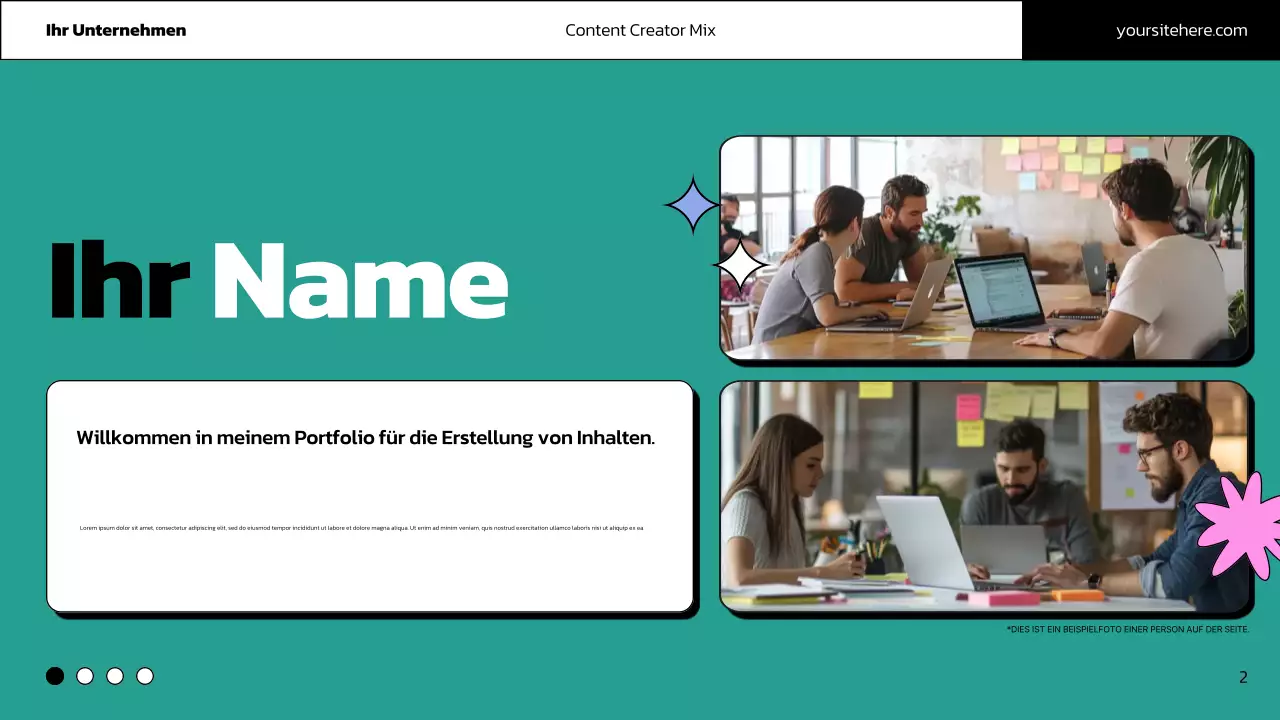 pink bold content promotion