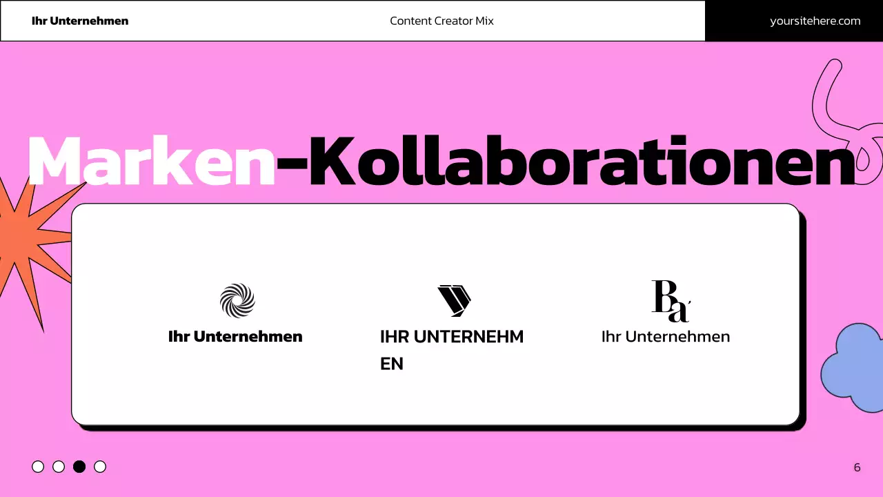 pink bold content promotion