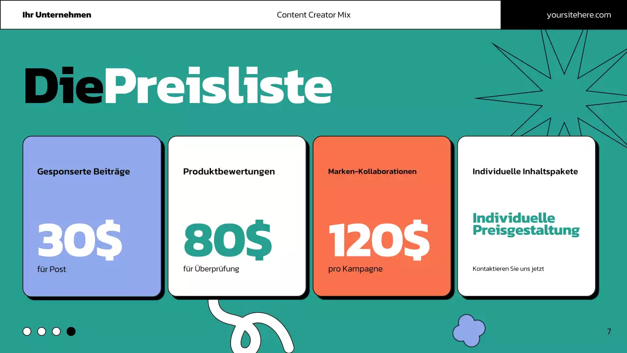 pink bold content promotion