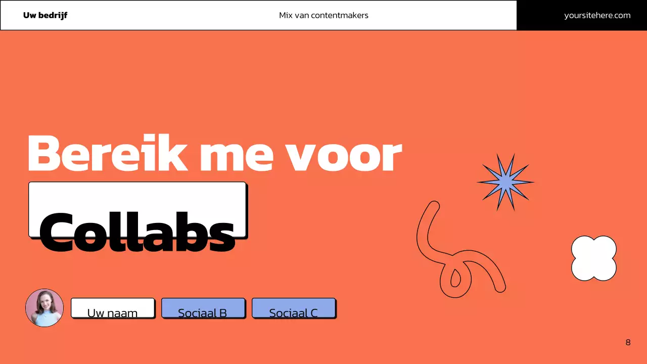promotie van roze gedurfde inhoud