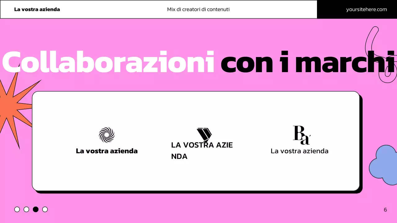 Promozione dei contenuti rosa in grassetto