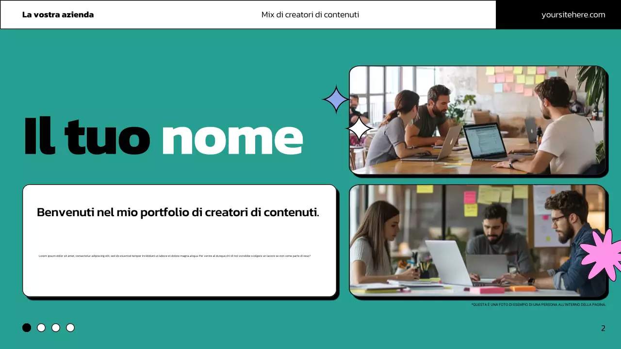 Promozione dei contenuti rosa in grassetto