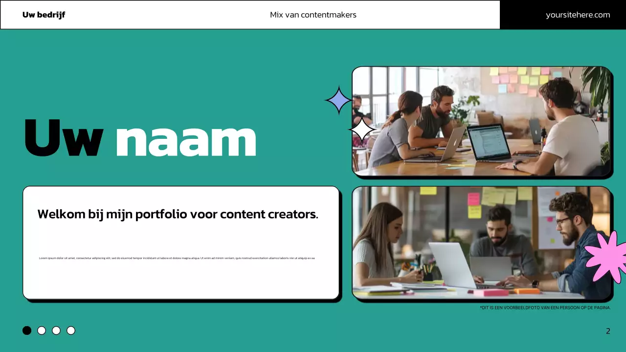 promotie van roze gedurfde inhoud