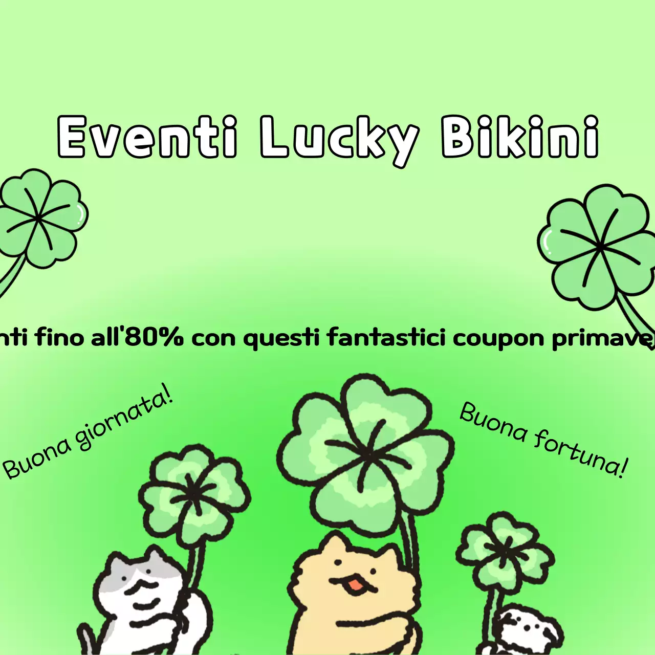 Un grazioso annuncio di offerta di coupon primaverili in giallo e chartreuse