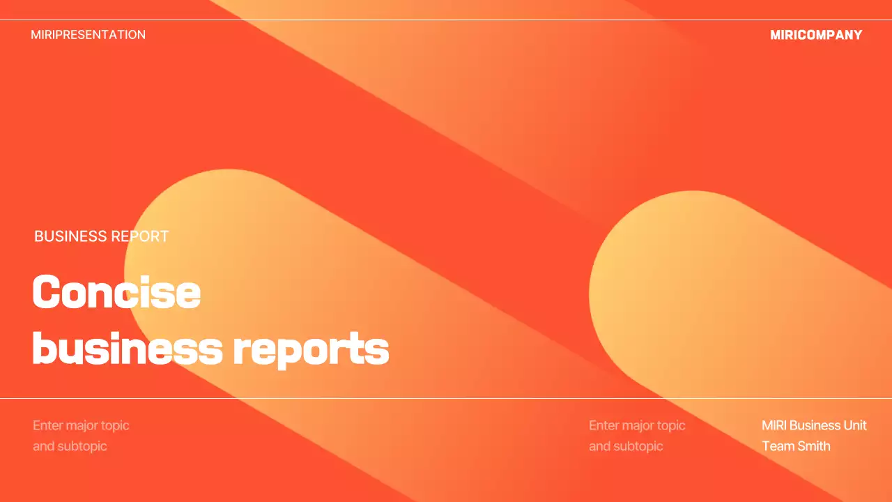 Análise de relatórios comerciais modernos da Orange