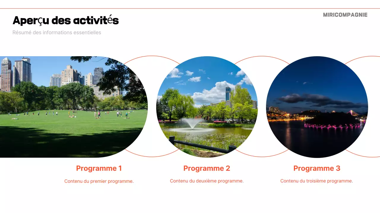 Orange Modern Business Report Analytics