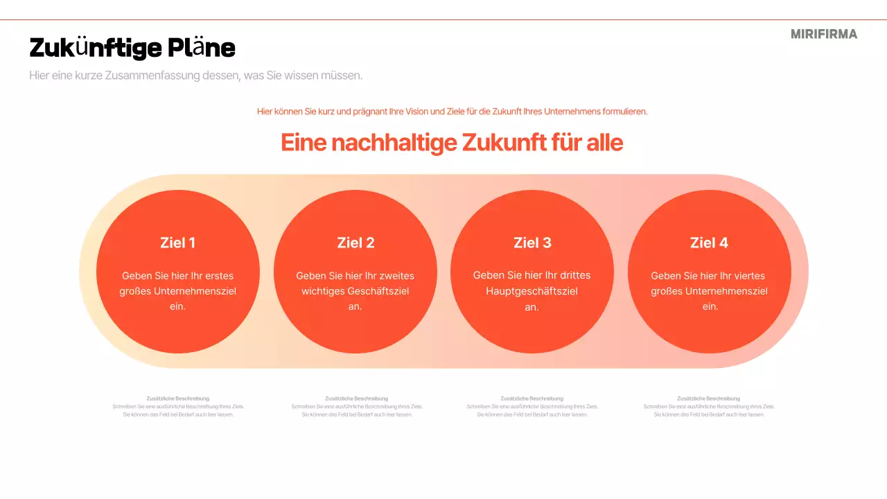 Orange Modern Business Report Analytics