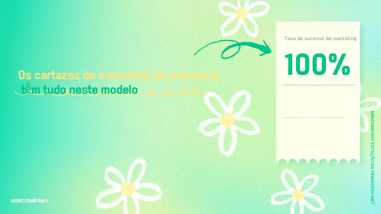 Anúncios de marketing Mint Pop