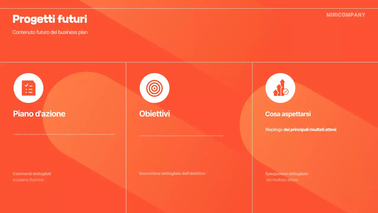 Orange Modern Business Report Analytics