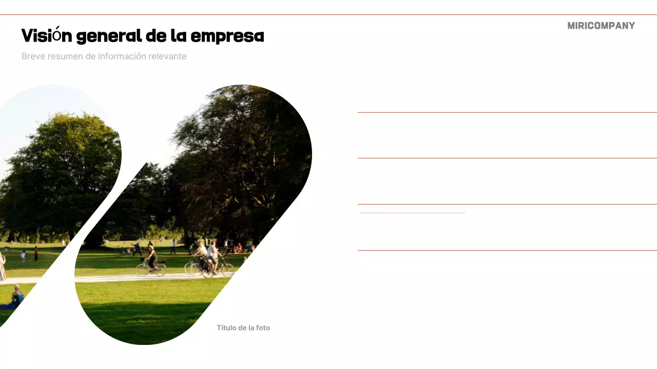 Orange Modern Business Report Analytics