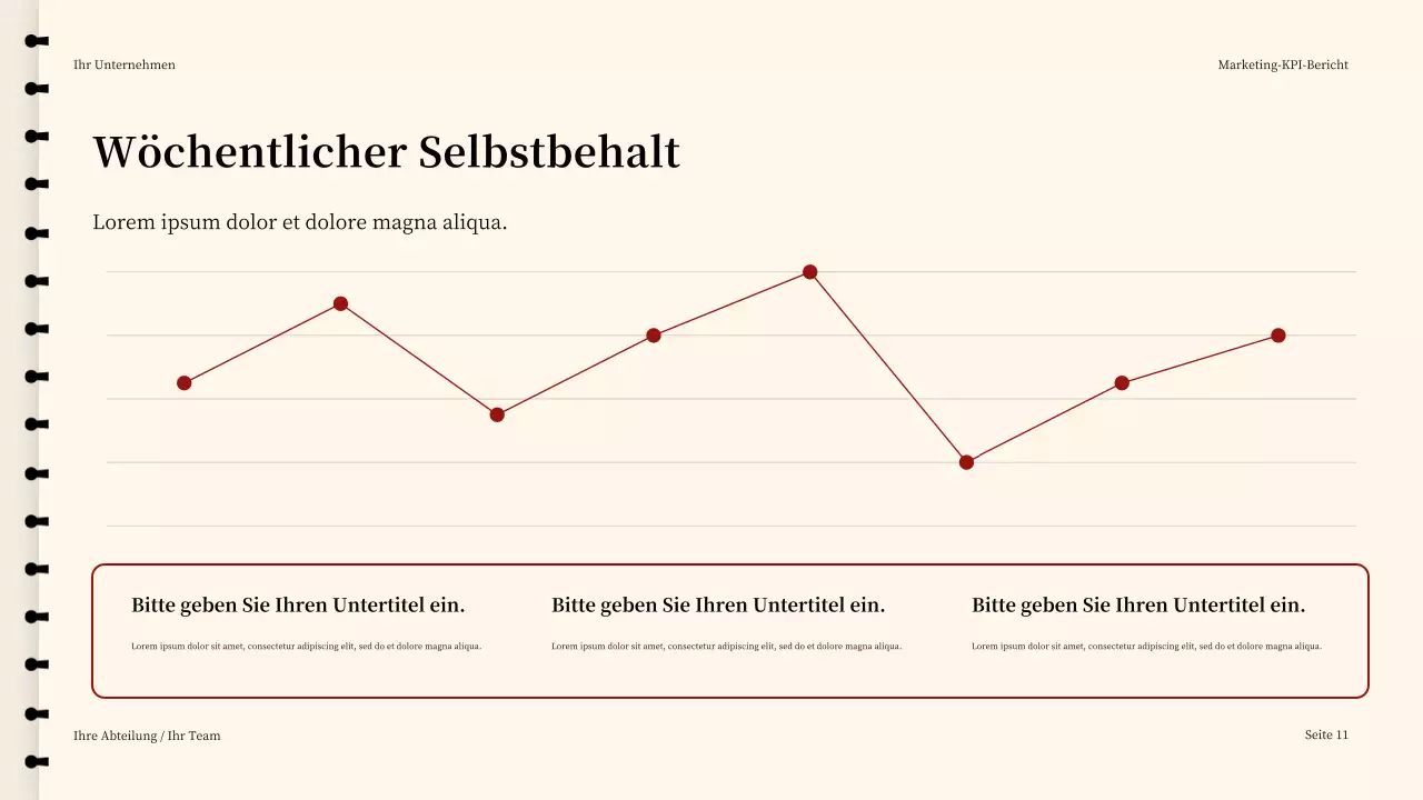 Red Modern Marketing Bericht Präsentation