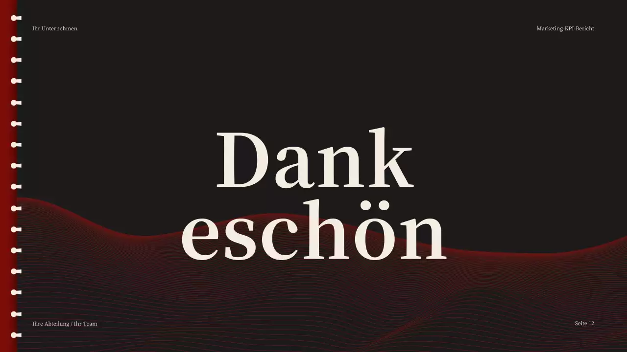 Red Modern Marketing Bericht Präsentation