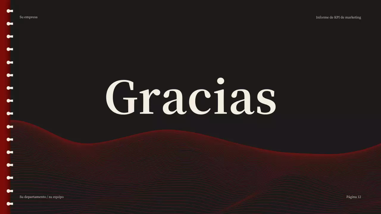 Presentación del informe Red Modern Marketing