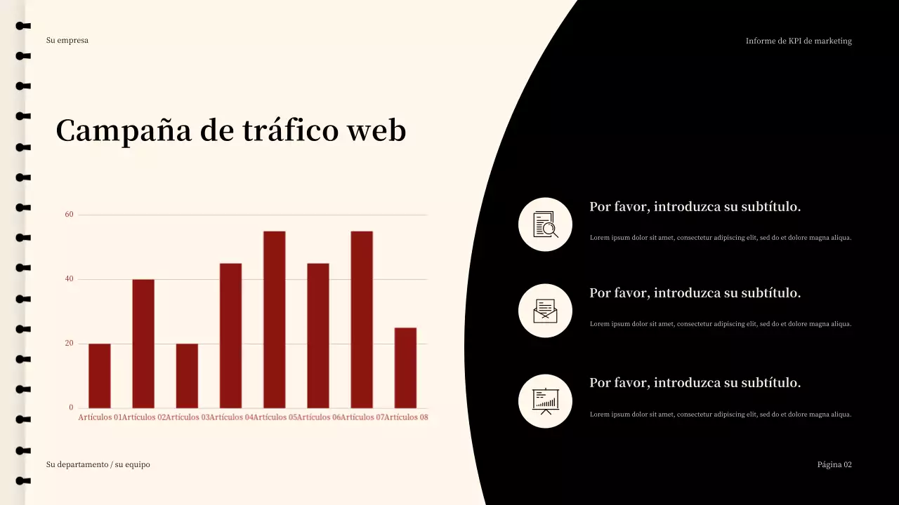 Presentación del informe Red Modern Marketing
