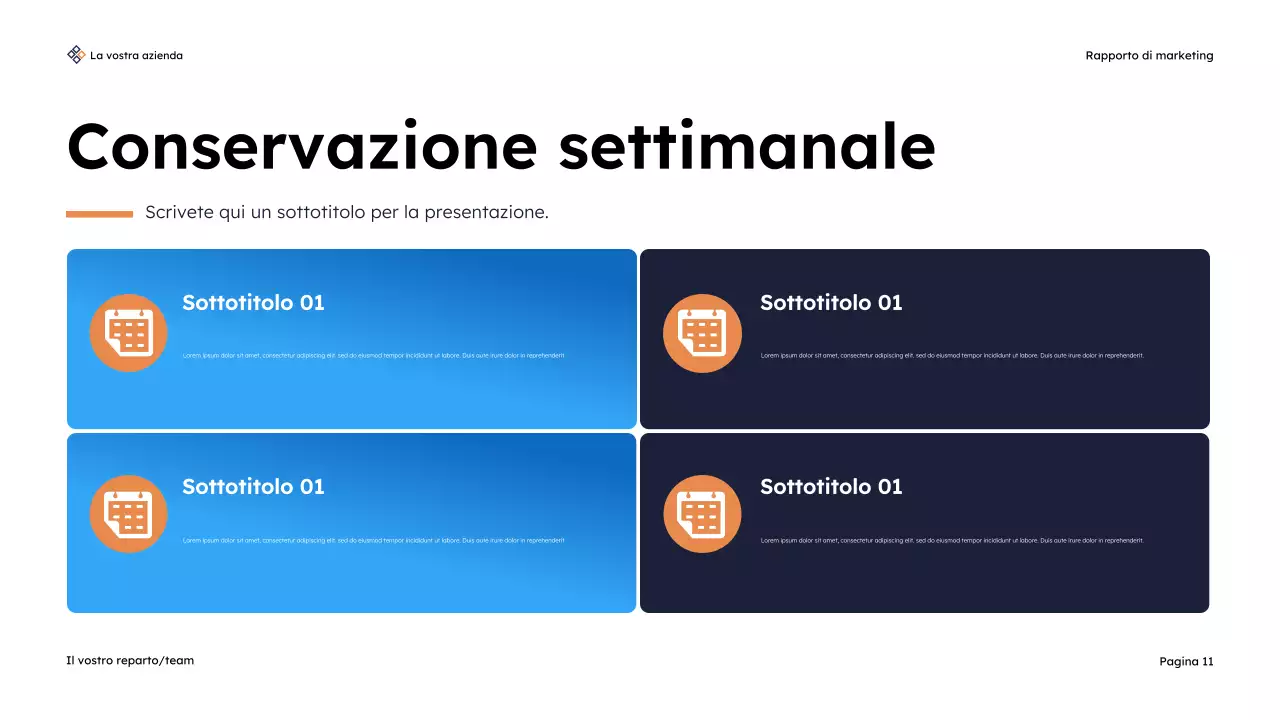 Presentazione del rapporto sul marketing moderno della Marina