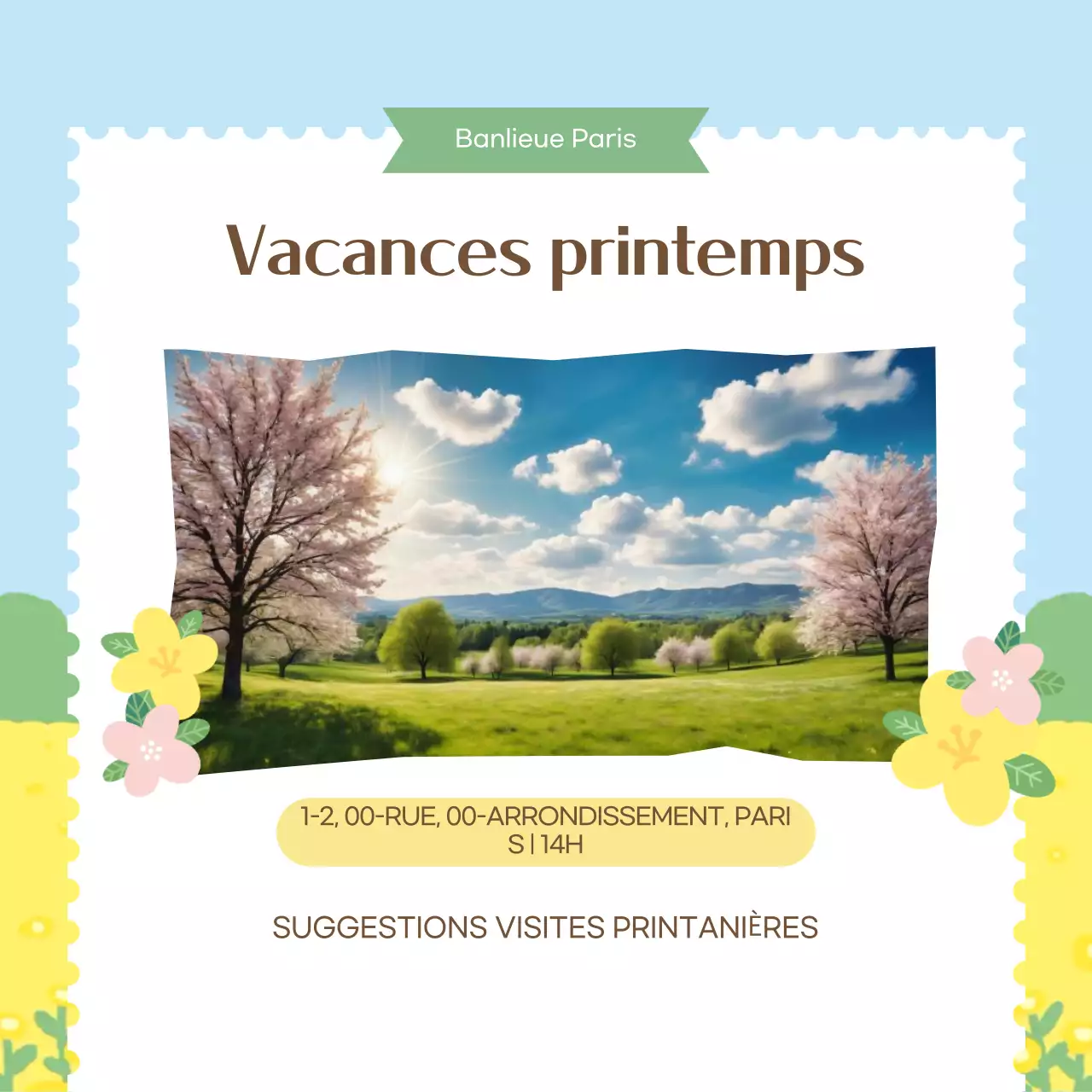 Guide des sorties bleu clair