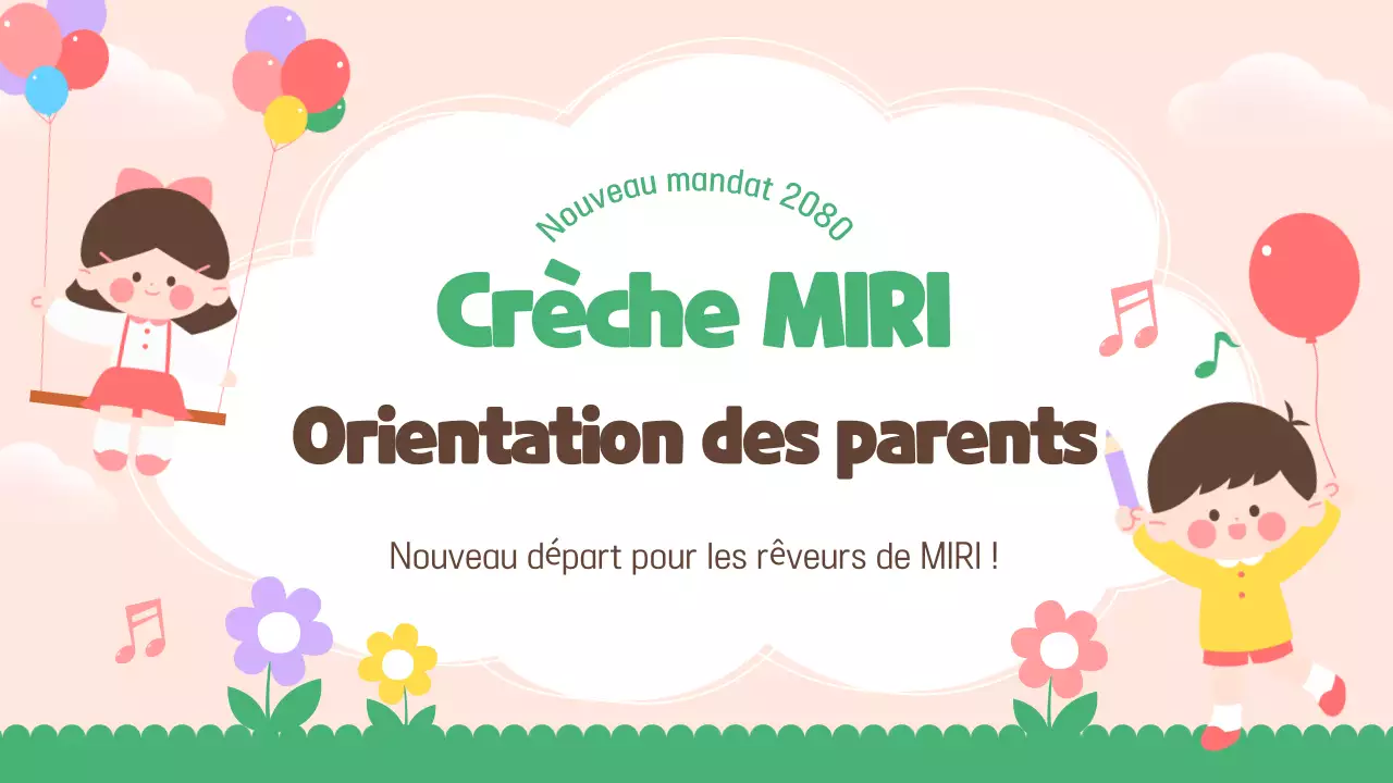 Evénement annuel de la garderie