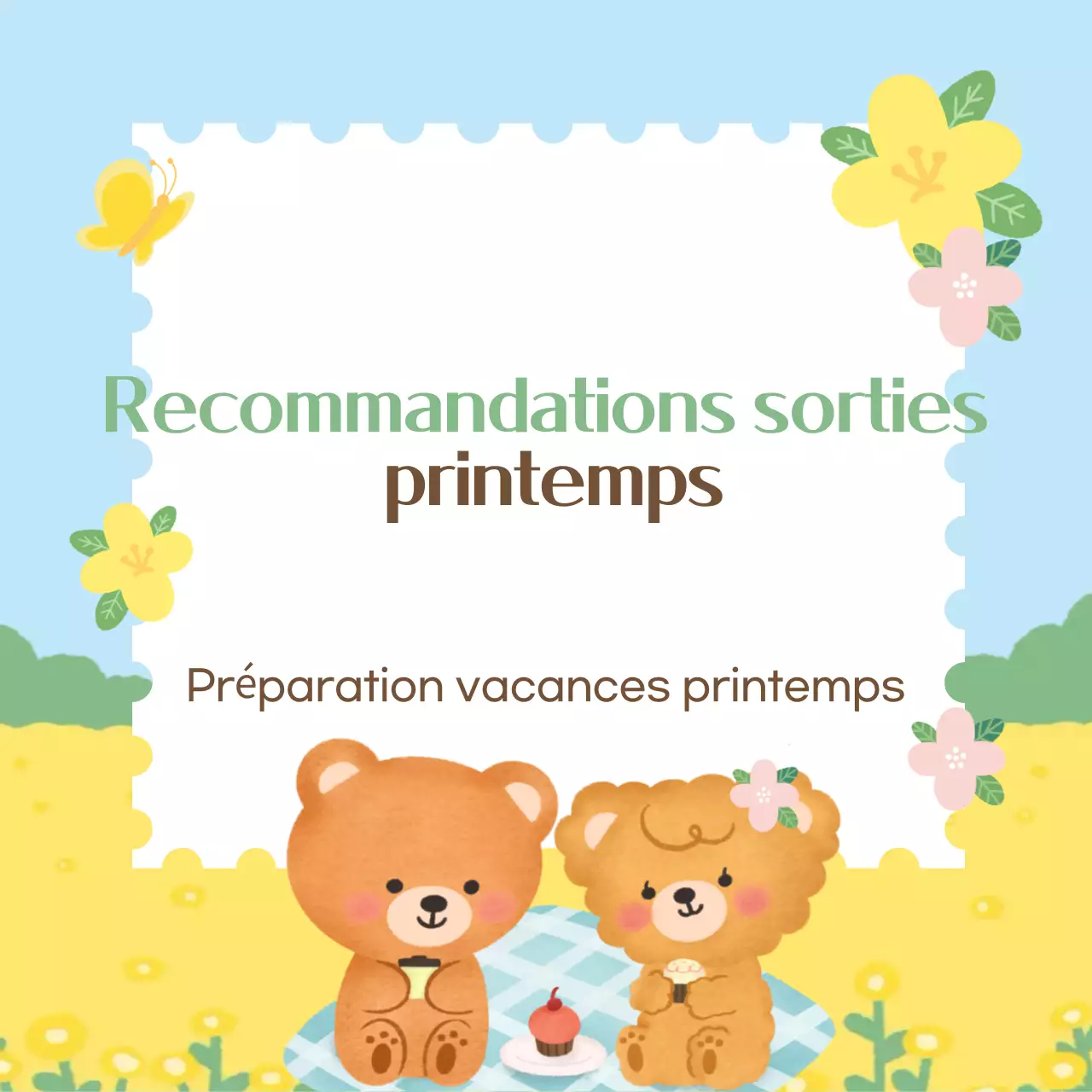 Guide des sorties bleu clair