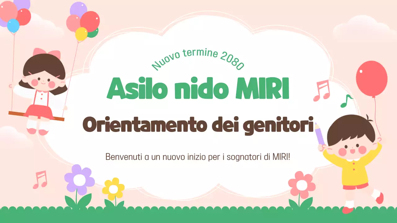 Evento annuale dell'asilo nido