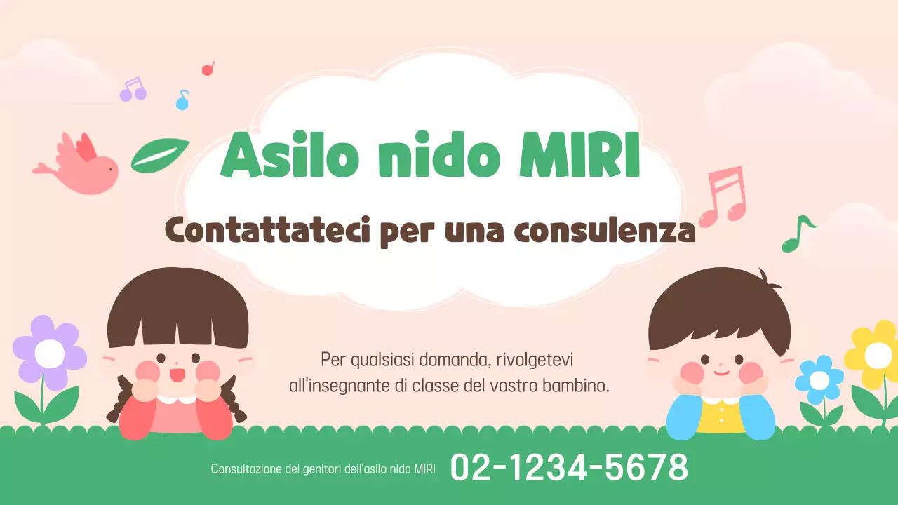 Evento annuale dell'asilo nido