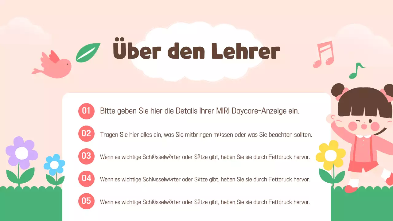 Jährliche Veranstaltung der Kindertagesstätte