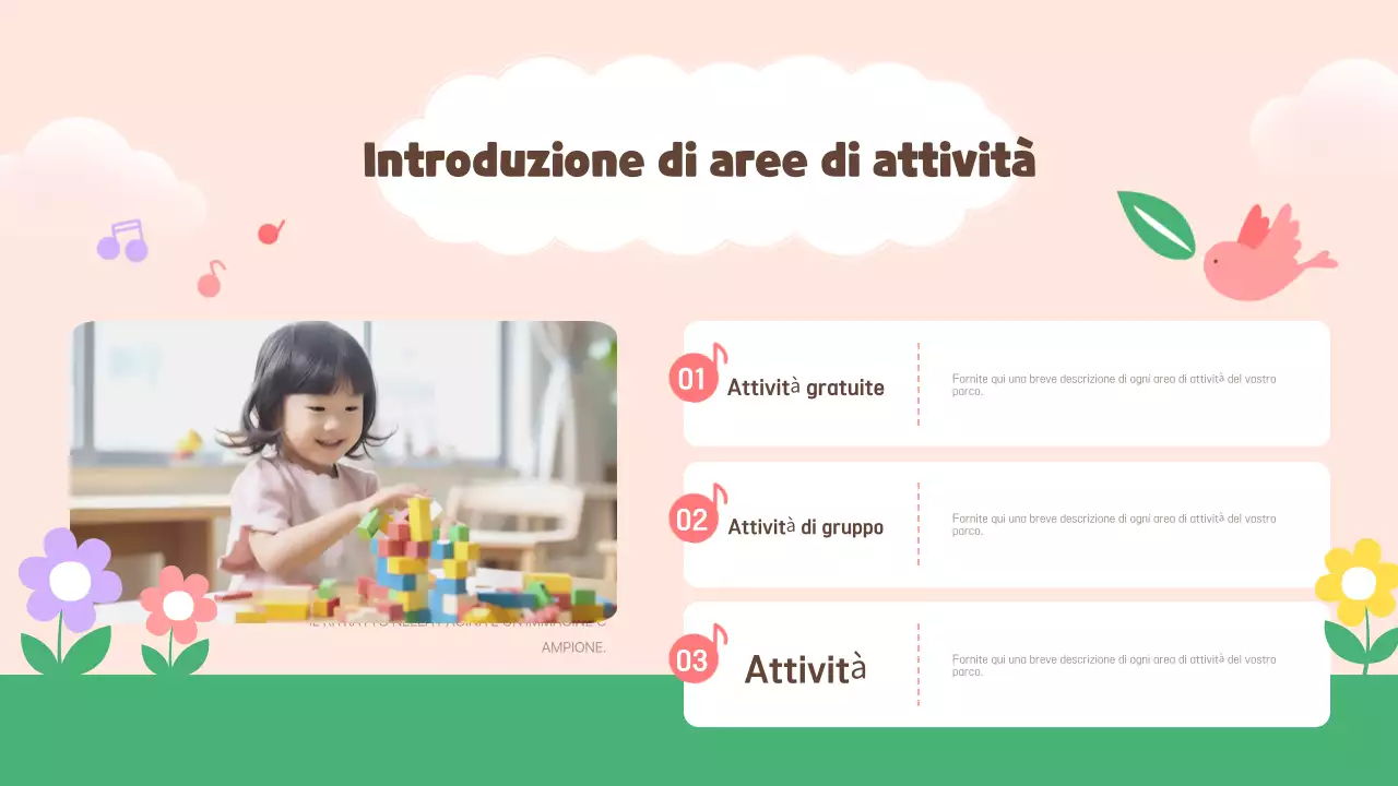 Evento annuale dell'asilo nido