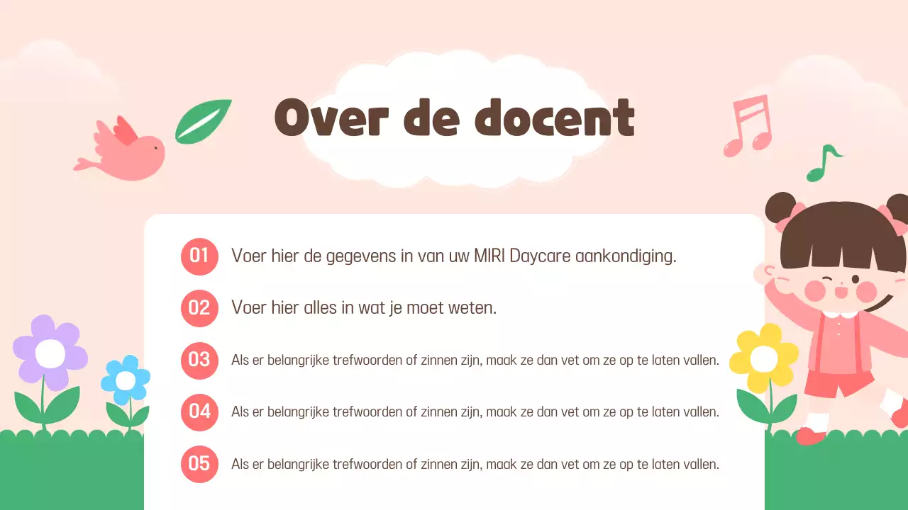 Jaarlijks evenement kinderopvang