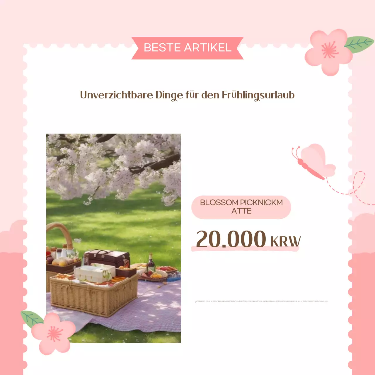 Hellblauer Ausflugsführer