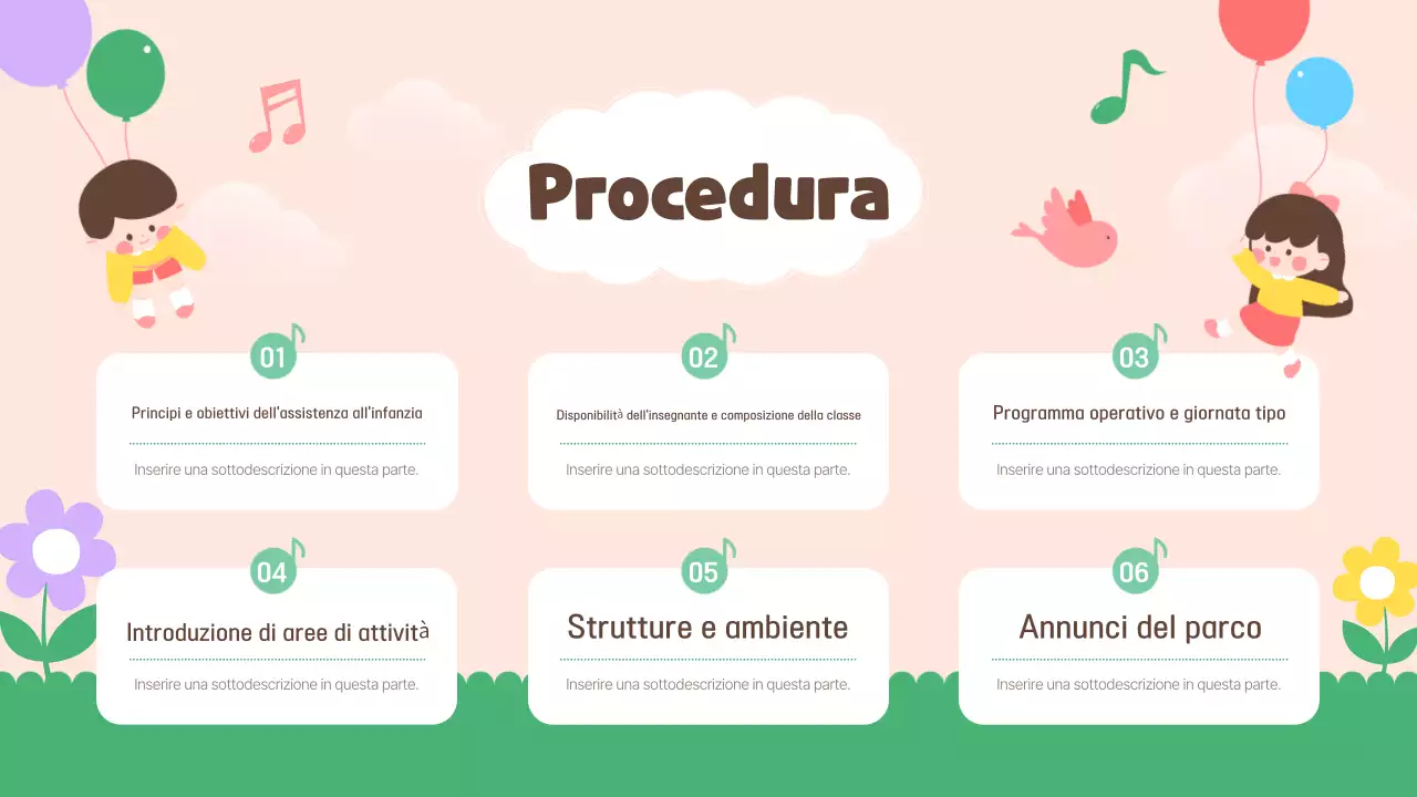 Evento annuale dell'asilo nido