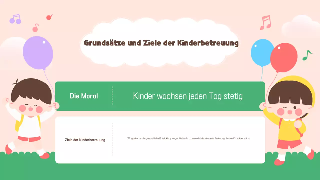 Jährliche Veranstaltung der Kindertagesstätte
