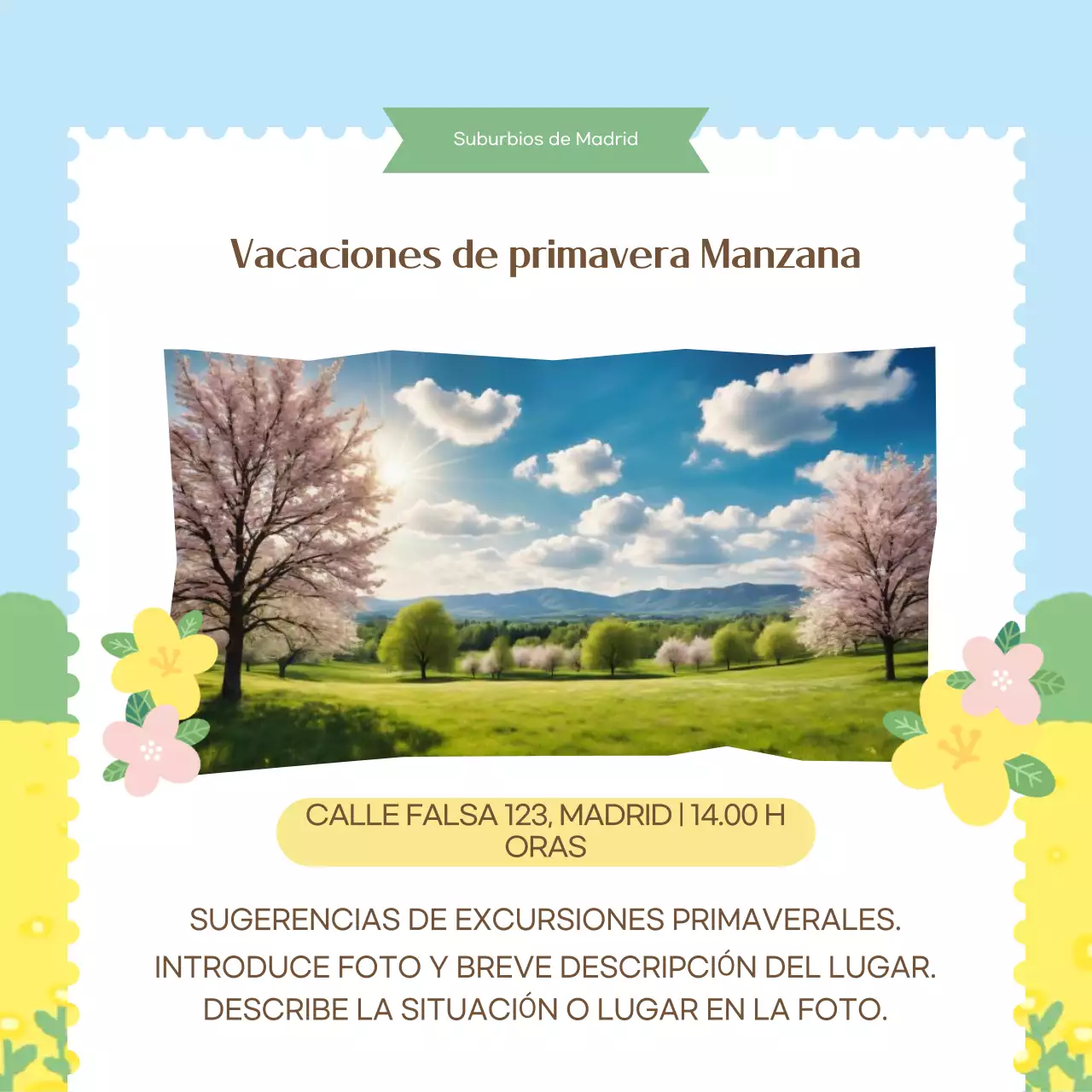 Guía de salida azul claro