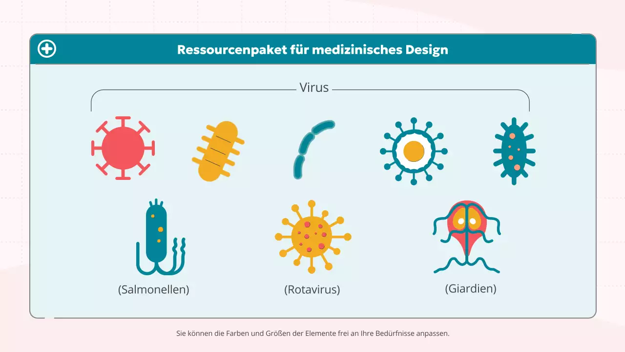 rosa blau niedlich medizinische Ausbildung