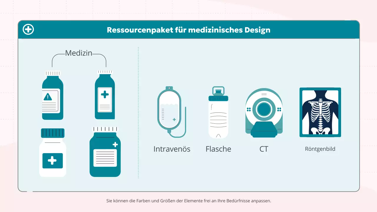 rosa blau niedlich medizinische Ausbildung