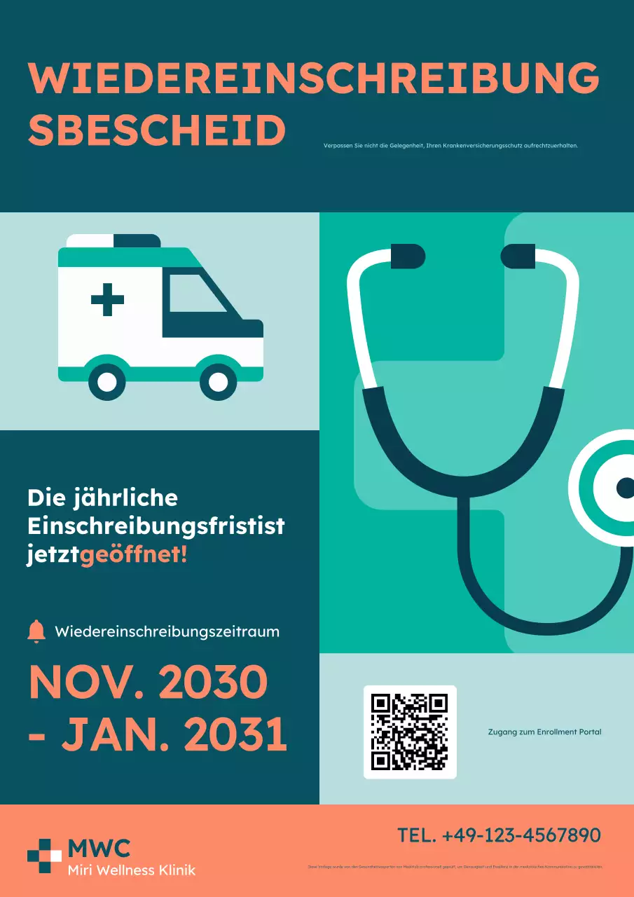 teal basic jährliche Wiedereinschreibung