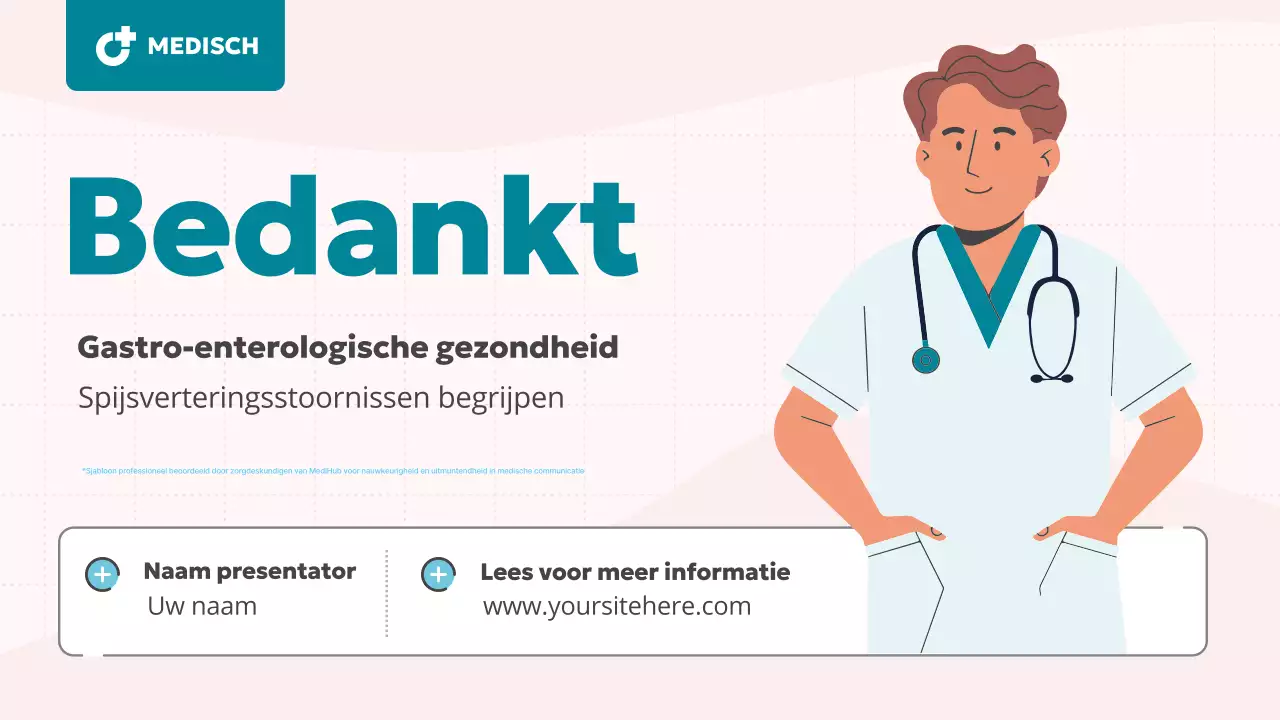 roze blauw schattig medisch onderwijs