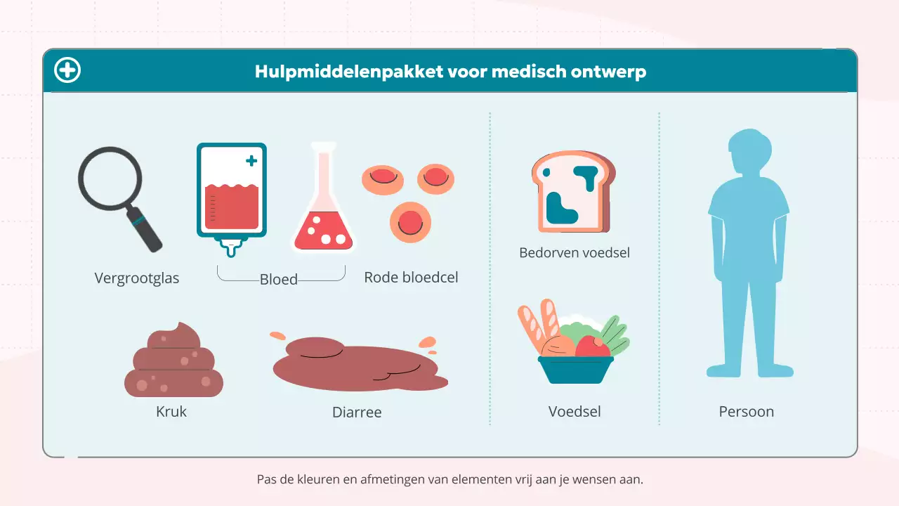 roze blauw schattig medisch onderwijs