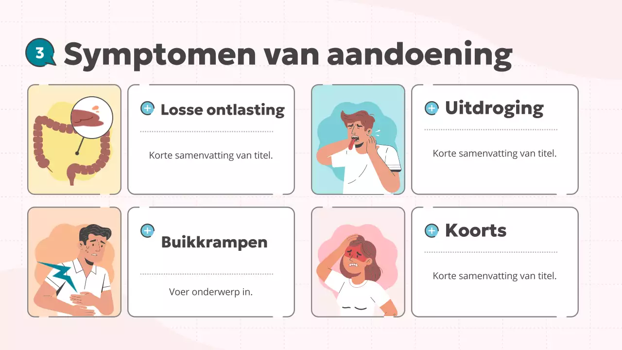 roze blauw schattig medisch onderwijs