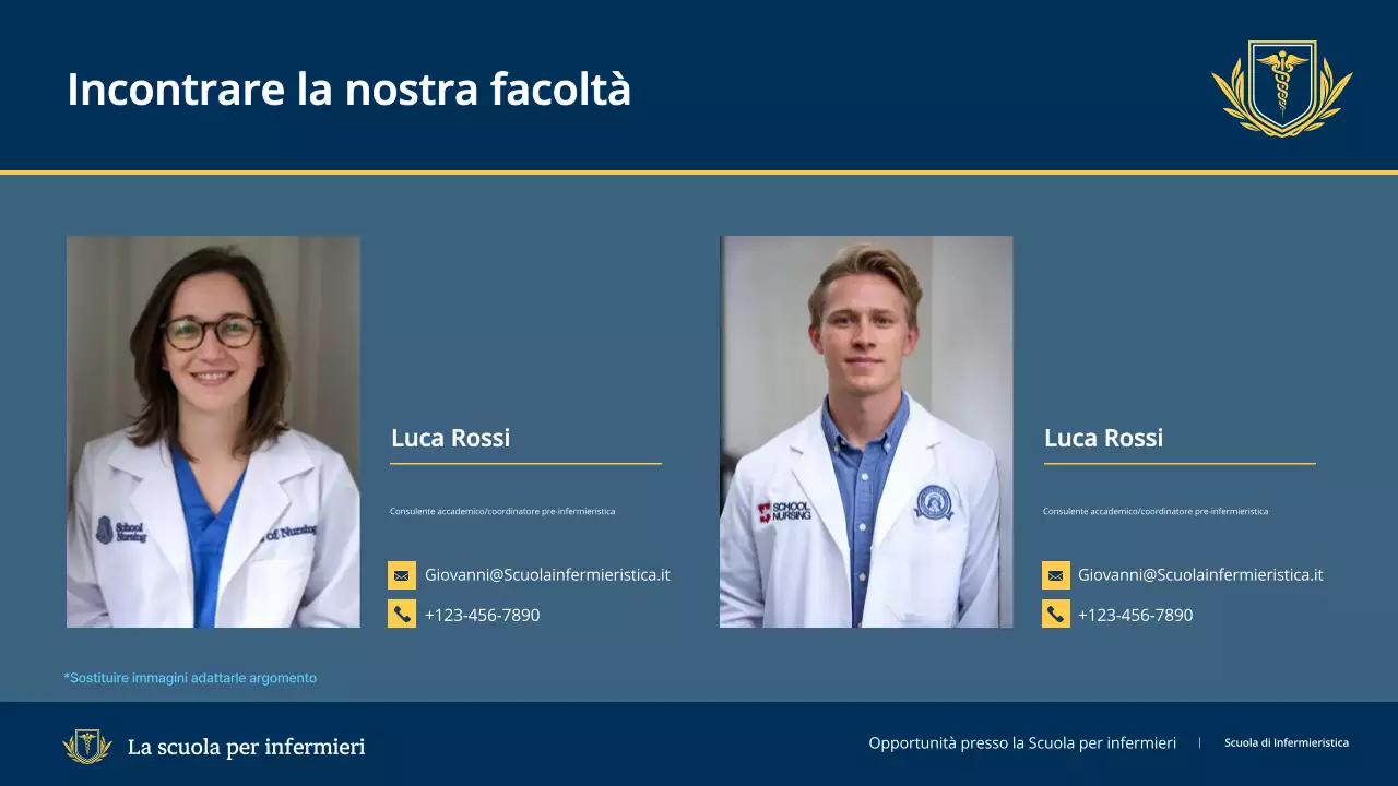 guida all'invito al programma infermieristico professionale della marina