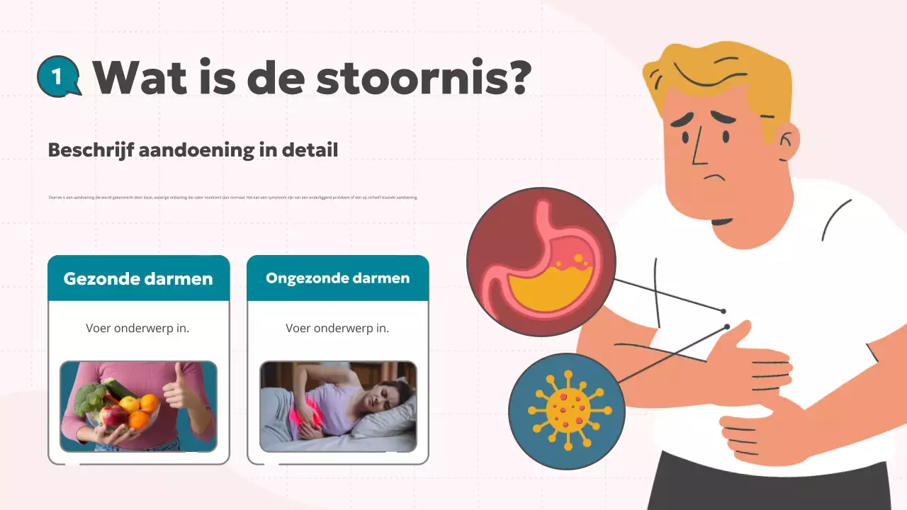 roze blauw schattig medisch onderwijs